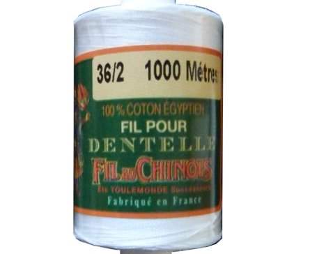 Fil coton blanc 36