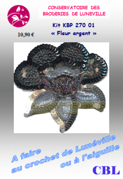 Kit Fleur d'argent KBP 270/01
