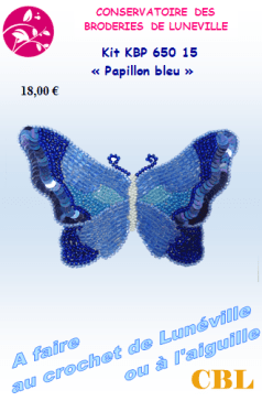 Kit Papillon bleu KBP 650/15