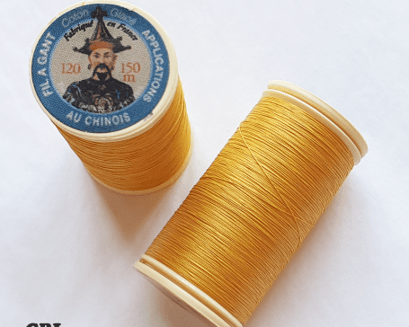 Fils coton glacé 361 "Paille"