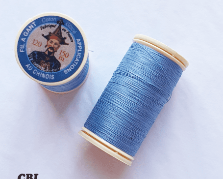 Fils coton glacé 752 "Bleuet"