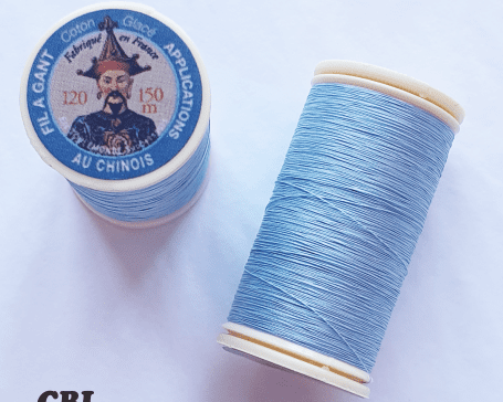 Fils coton glacé 742 "Ciel"
