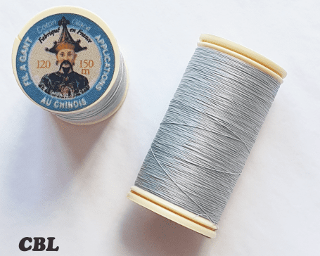 Fils coton glacé 120 "Gris"