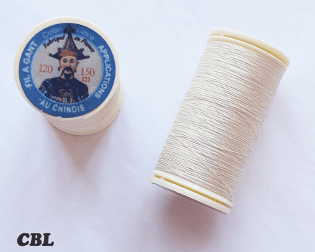 Fils coton glacé 312 "Ecru"