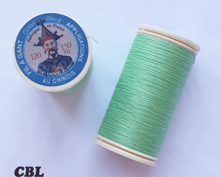 Fils coton glacé 808 "Vert d'eau"