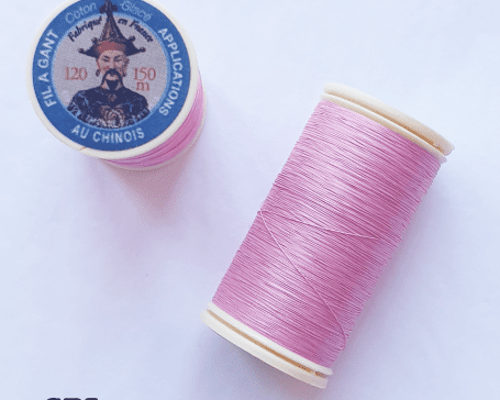 Fils coton glacé 594 "Rose"