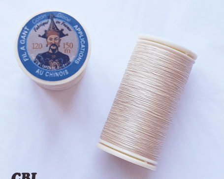 Fils coton glacé 308 "Crème"