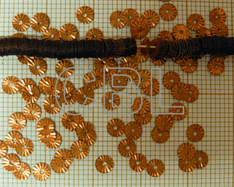 Paillettes "Soleil" sur fil PA 11/05