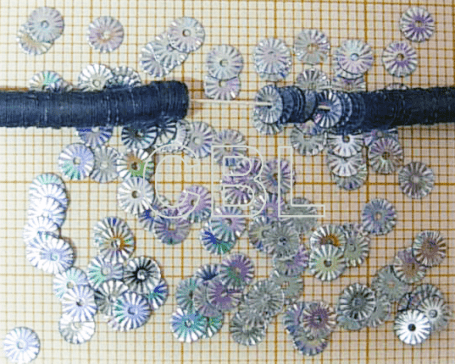 Paillettes "Soleil" sur fil PA 01/08