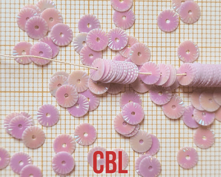 Paillettes "Soleil" sur fil PA 24/15