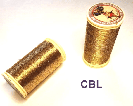 Fil métallisé (n°40) "Doré chaud" 110